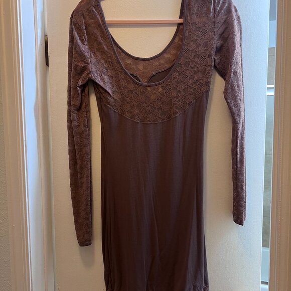 Free People purple bodycon dress - Picture 6 of 7